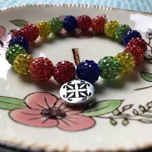 Rainbow Rustic Cuff